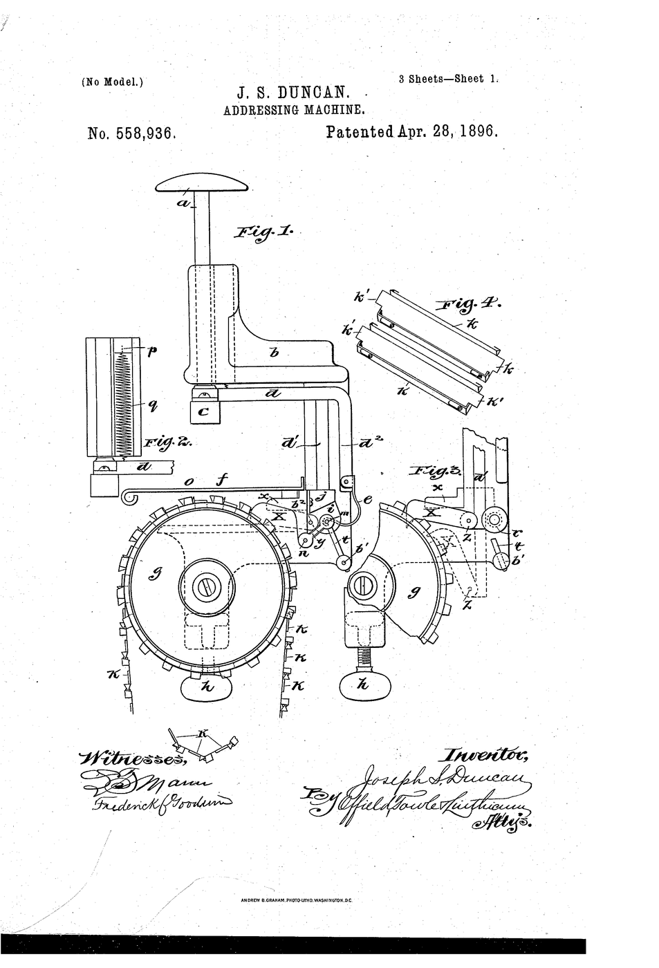 Addressing Machine