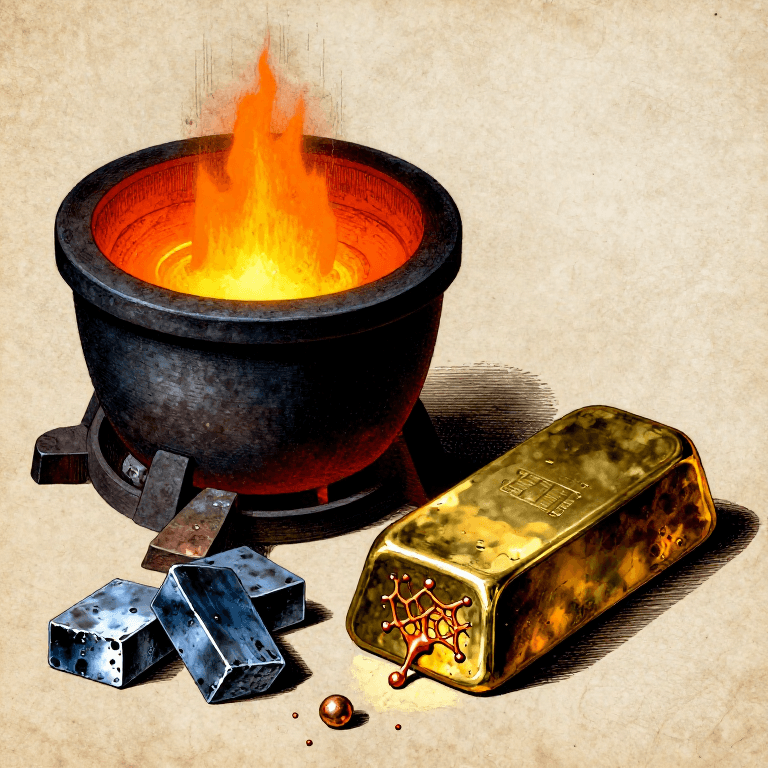 Alloying Brass from Copper and Zinc — The Golden Metal That Is Neither Gold Nor Bronze