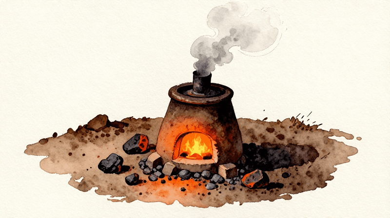 Smelting Bog Iron in a Bloomery Furnace — From Ore to Wrought Iron