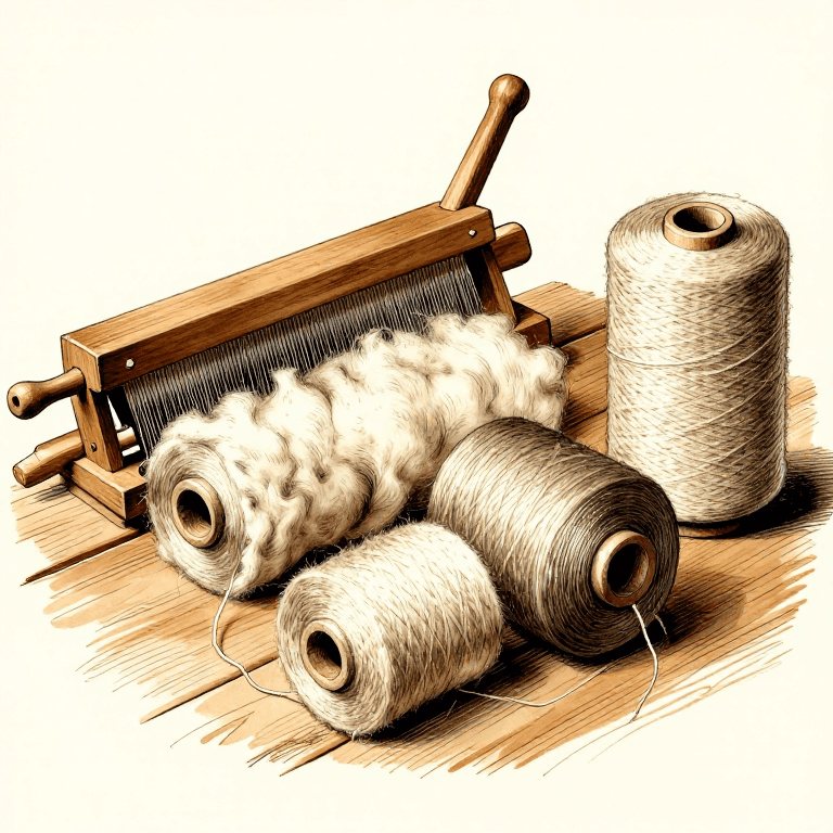 Carding and Combing Raw Wool for Spinning — Preparing Fleece for the Drop Spindle