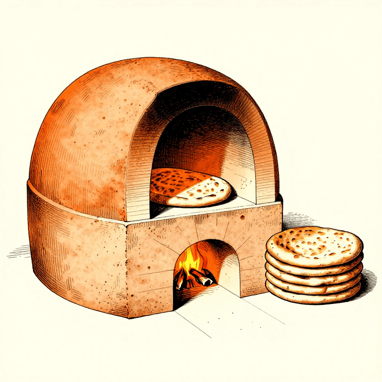 Building a Clay Tannur Bread Oven — Vertical Cylindrical Oven