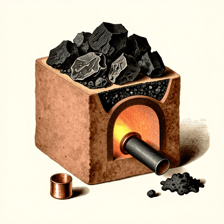 Smelting Copper from Malachite Ore — Extractive Metallurgy