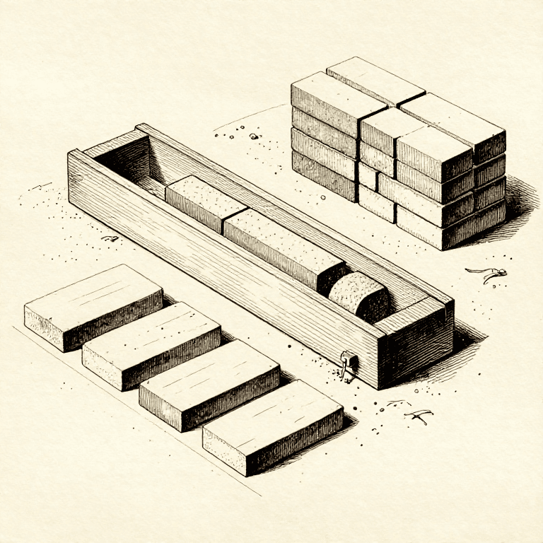 Making Sun-Dried Mud Bricks — Adobe Construction Material