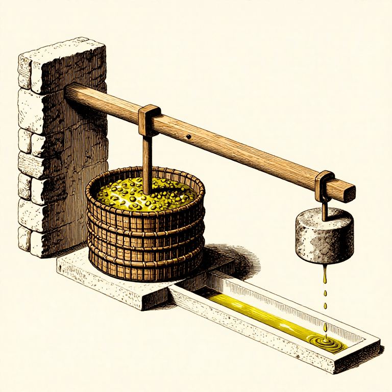 Building a Lever-and-Weight Olive Press — Mechanical Extraction