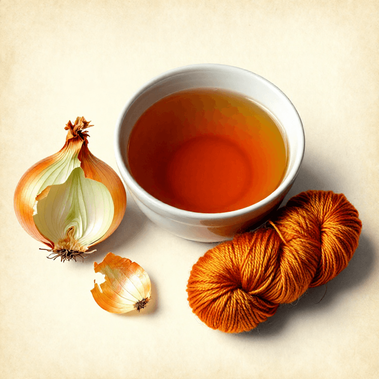 Dyeing with Onion Skins — Orange-Gold from the Kitchen