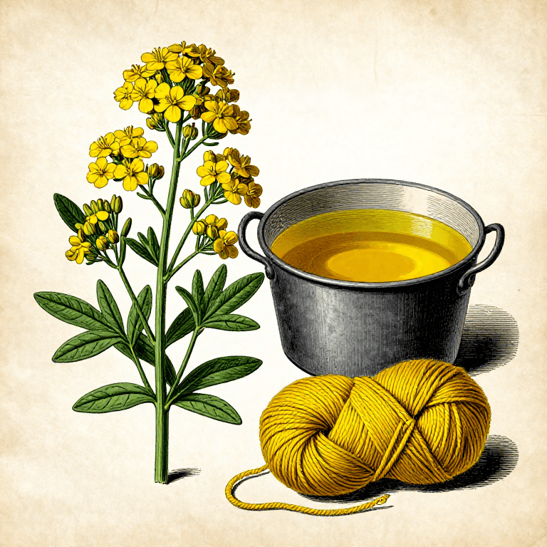 Extracting Yellow Dye from Weld Plant — The Oldest European Yellow