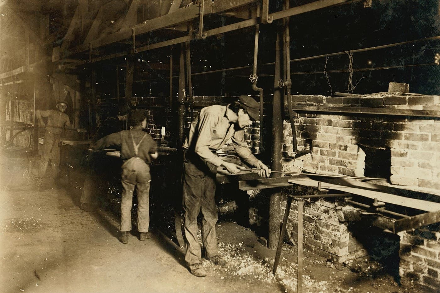 Annealing Oven: a Firebrick Chamber over a Firebox