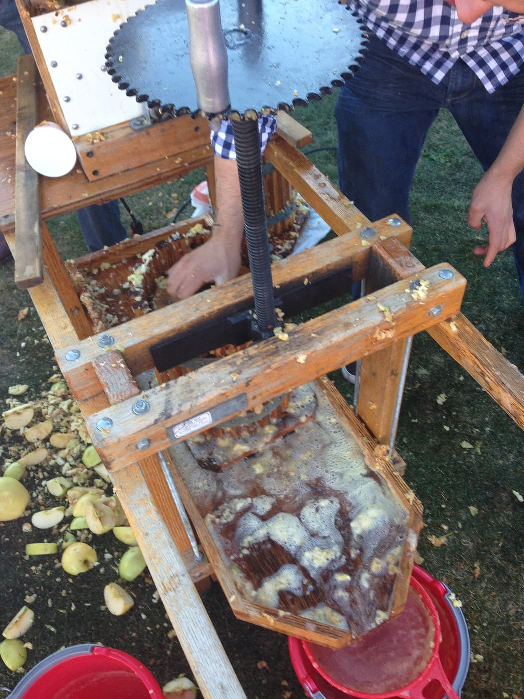 Apple Cider Pressing