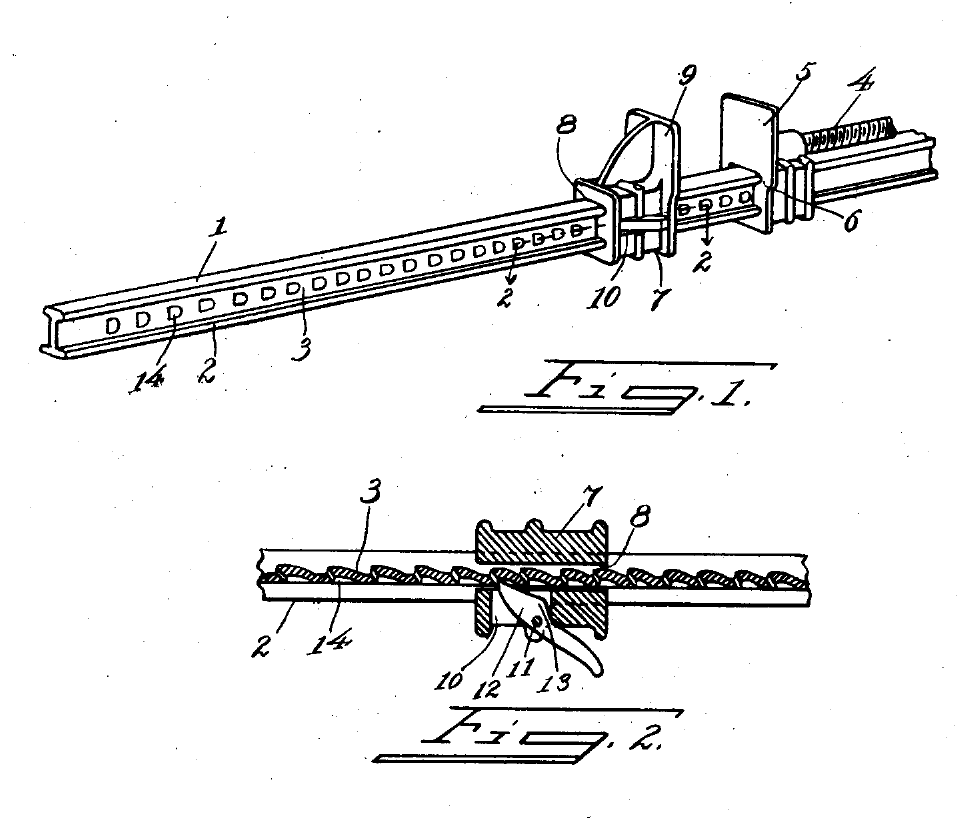 Bar Clamp with Die-Formed Notches: Hargrave, 1927