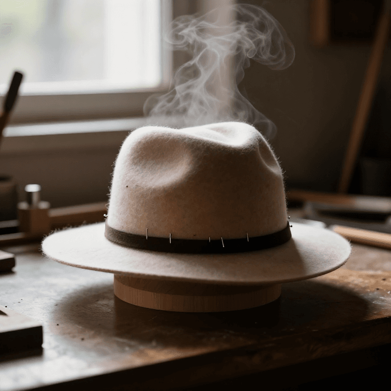 Blocking a Felt Hat