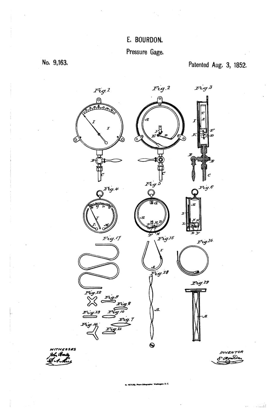Bourdon Pressure Gauge