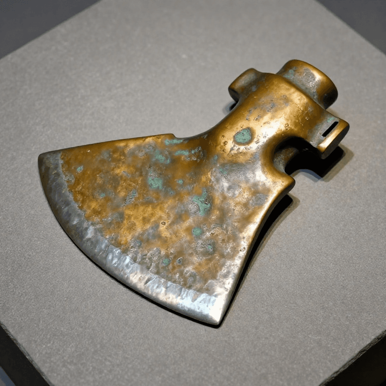 Casting a Bronze Flat Axe — The First Metal Cutting Tool