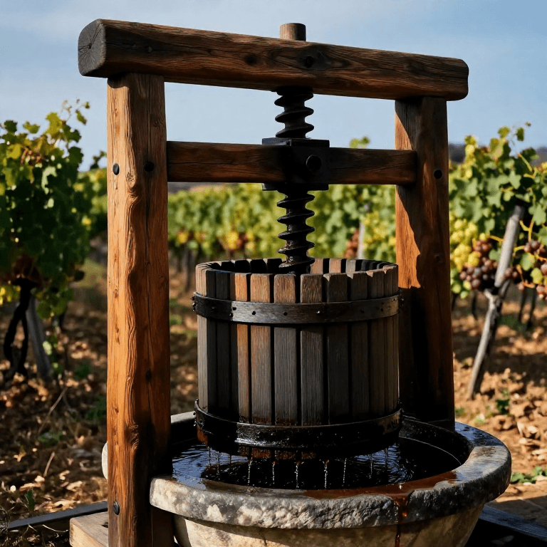 Building a Roman Screw Press for Wine — Extracting Every Drop from the Grape