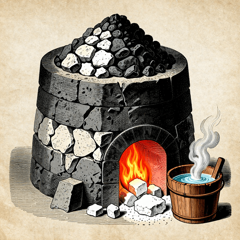 Burning Lime from Limestone — The Oldest Chemical Industry on Earth