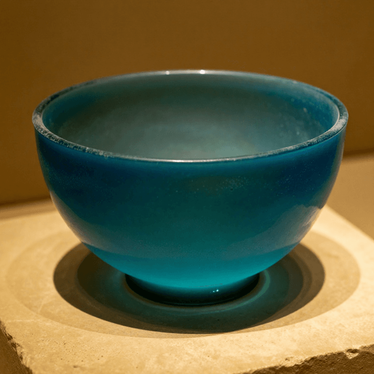 Casting a Glass Bowl in an Open Mold — Frit-Fusing the Oldest Hollow Glassware