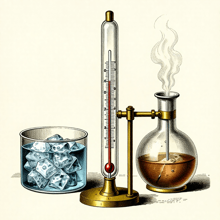 Calibrating a Thermometer Using Celsius's Two Fixed Points