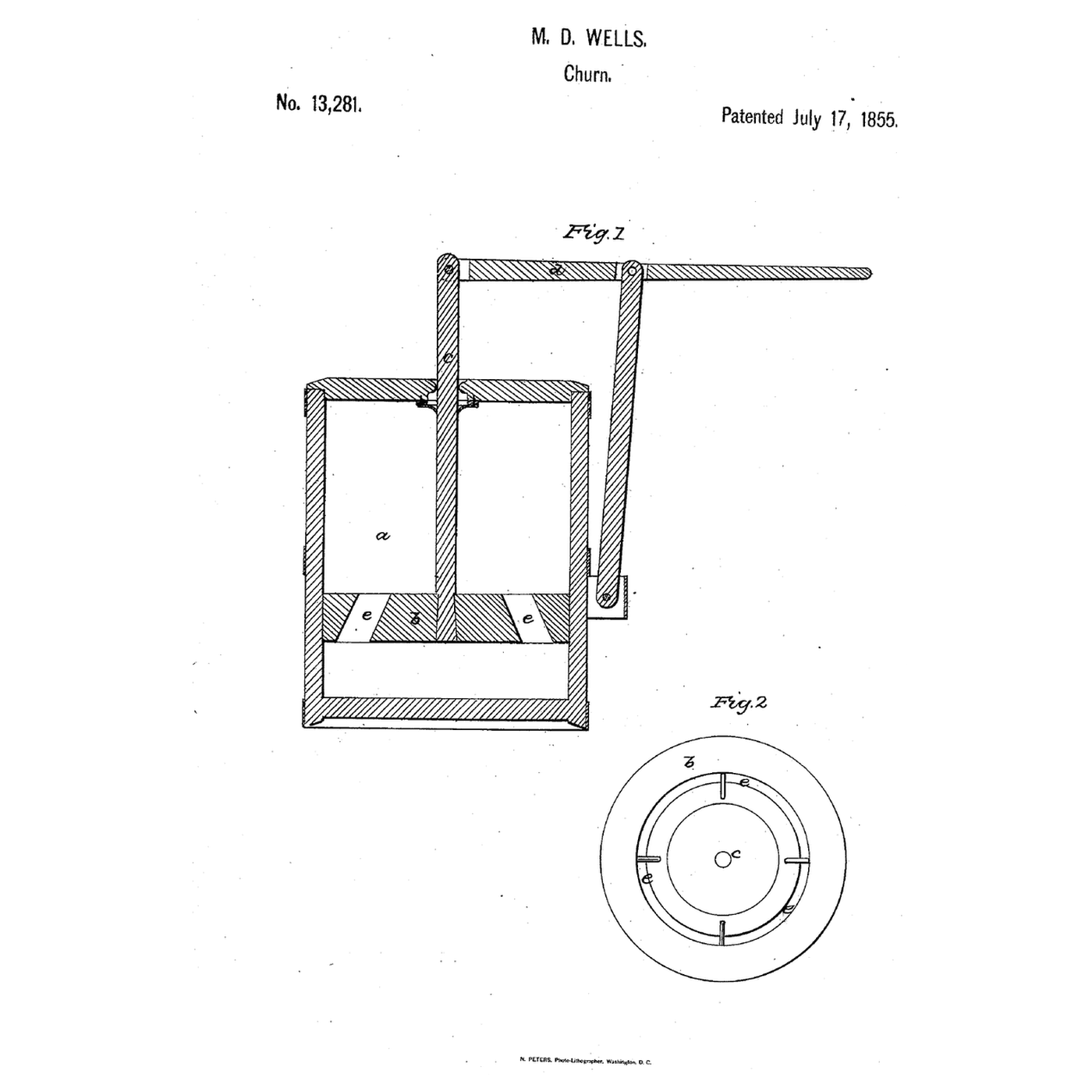 Channel-Ring Dasher Churn: A Hollow Column of Cream Traps Air at Every Stroke