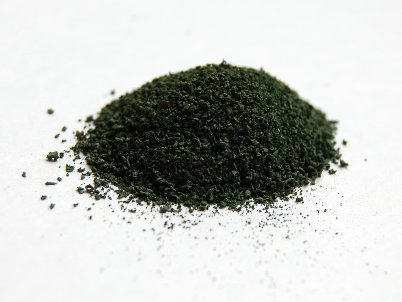 Chromic Oxide: Potassium Dichromate Ignited with Sulphur