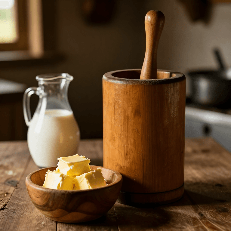 Churning Butter from Cream — The 5,000-Year-Old Fat Separation