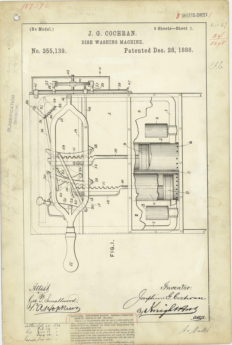 Cochran Dish-Washing Machine