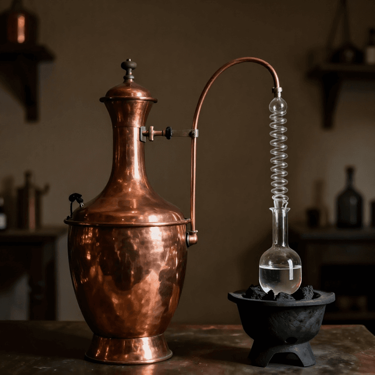 Building a Copper Alembic Still — Islamic Golden Age Distillation