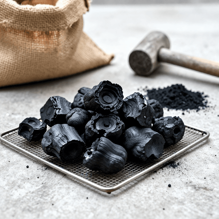 Crushing and Grading Charcoal