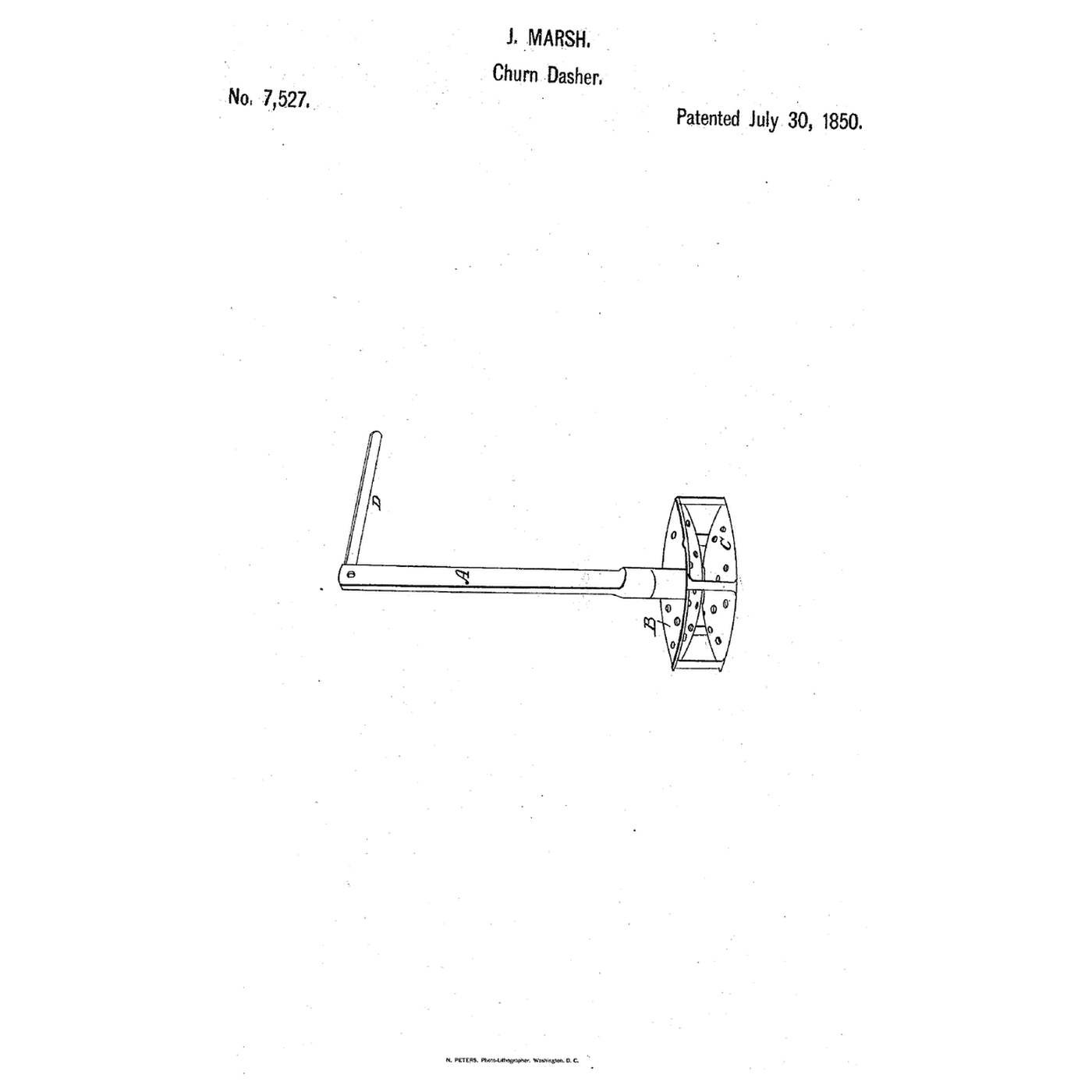 Double-Concave Perforated Disk Dasher: Two Tin Domes With Half-Covered Holes