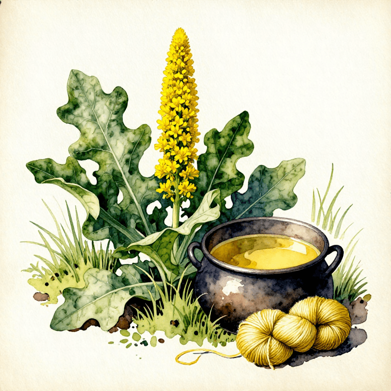 Dyeing Pale Yellow with Mullein — The Roadside Dye of Medieval Europe