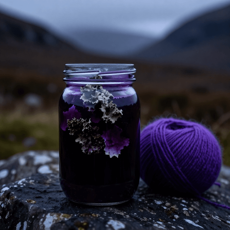 Dyeing Purple with Lichen — The Orchil Fermentation Vat