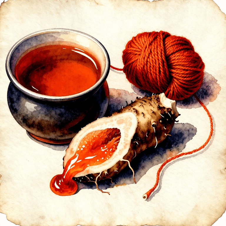 Dyeing Red-Orange with Bloodroot — The Sacred Dye of Pre-Columbian America