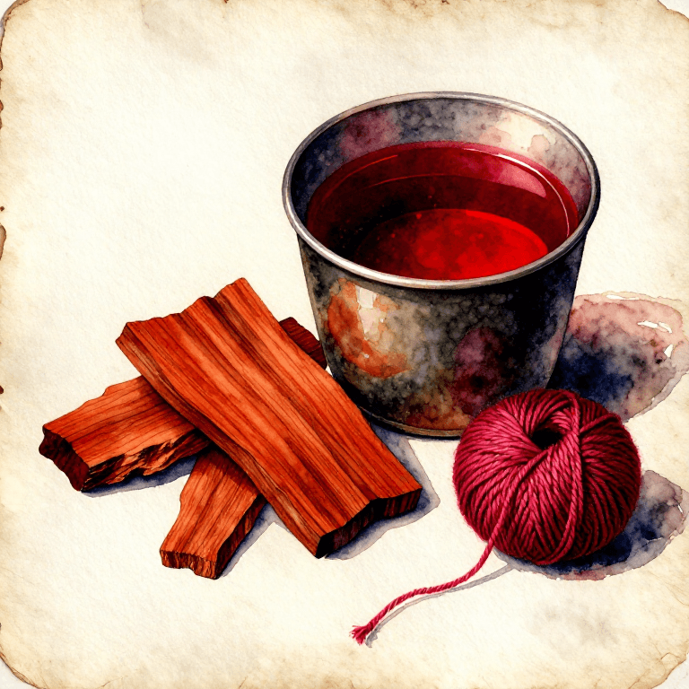 Dyeing Red with Brazilwood — The Dyewood That Named a Nation