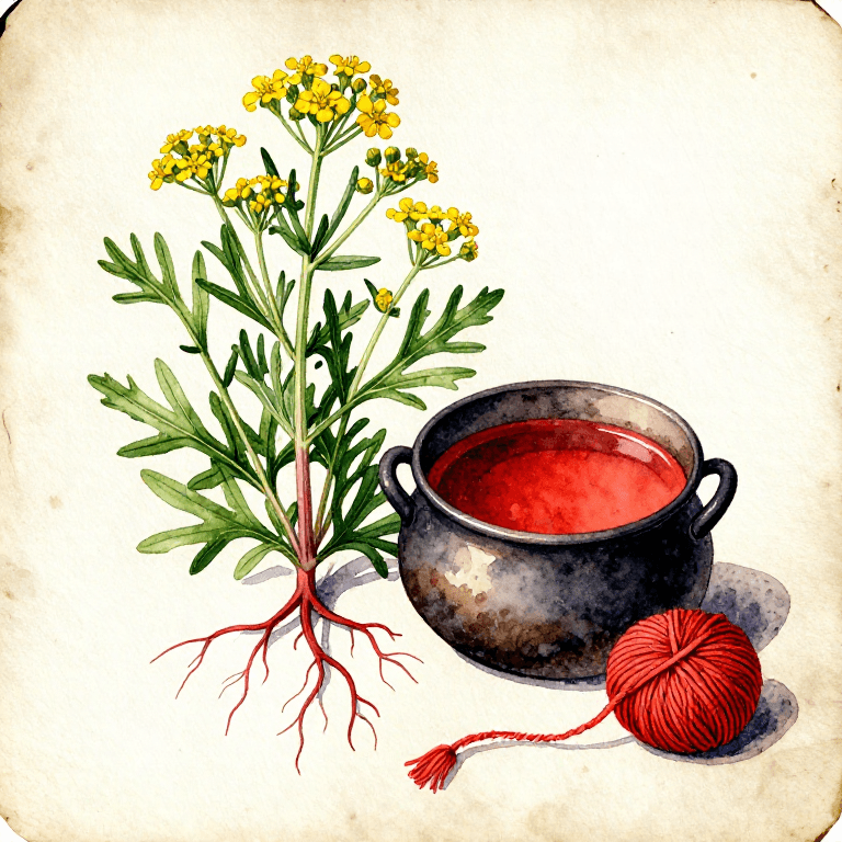Dyeing Red with Lady's Bedstraw — The Wild Madder of Northern Europe