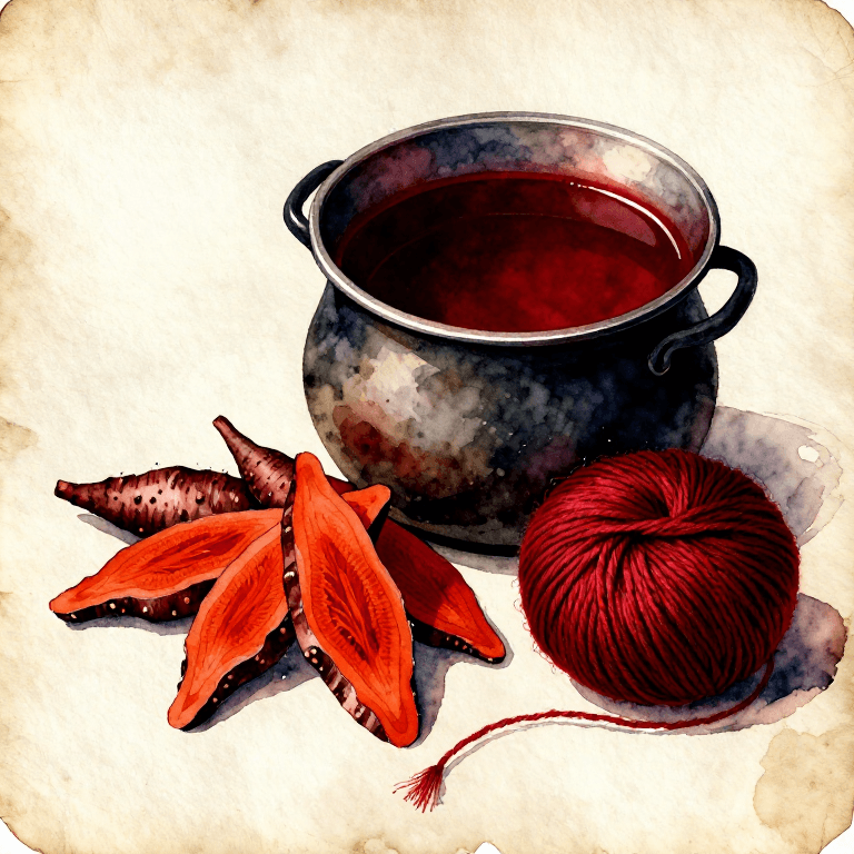 Dyeing Turkey Red with Madder — The Most Important Red Dye in Human History