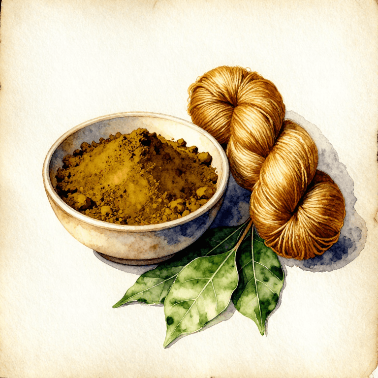 Dyeing with Henna — The Lawsone Pigment That Colours Fibre, Skin, and Hair