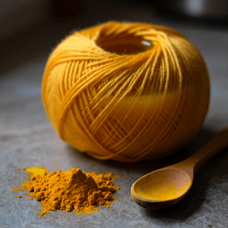 Dyeing Yarn with Turmeric — The Oldest Golden-Yellow Dye