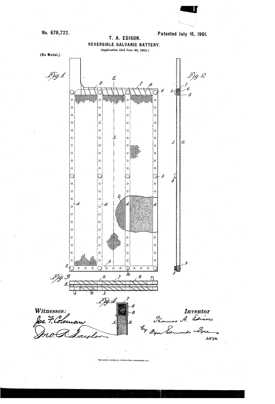 Edison Storage Battery