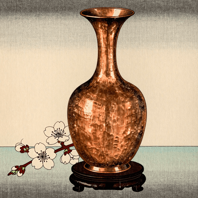 Raising a Copper Flower Vase by Hammering — Tsuiki Copperware
