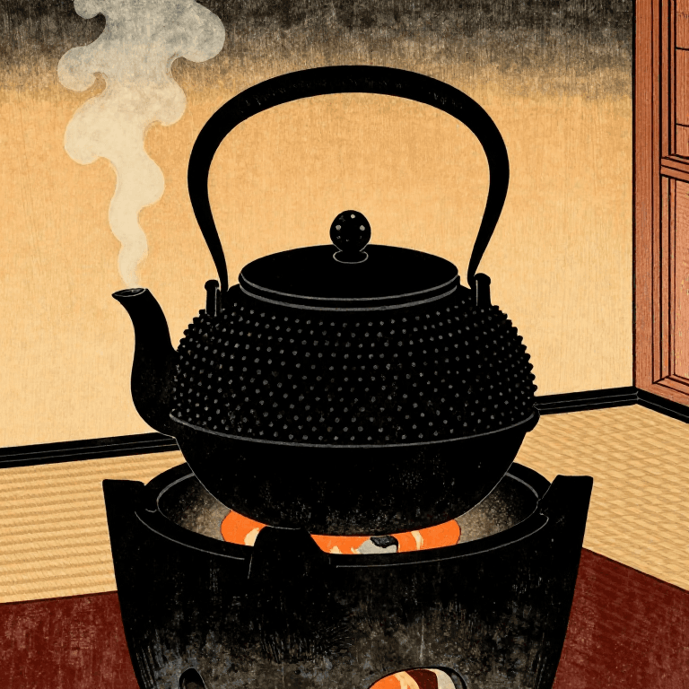 Casting a Tetsubin Iron Kettle — Sand Mold Method