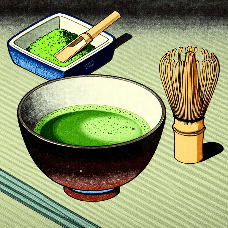 Preparing Matcha from Stone-Ground Tencha Leaves — Japanese Tea Ceremony Grade