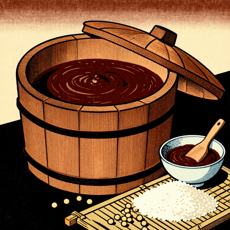 Fermenting Miso Paste from Soybeans — Traditional Japanese Fermentation