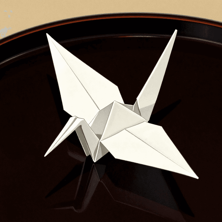 Folding a Traditional Orizuru Paper Crane — Classic Japanese Origami