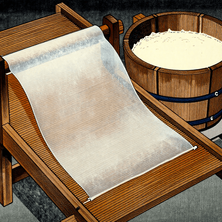 Making Washi Paper from Kozo Bark — Traditional Japanese Papermaking