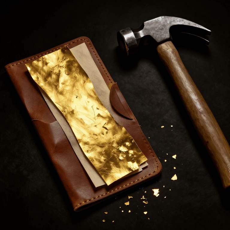 Egyptian Gold Leaf — Beating Gold Leaf for Gilding