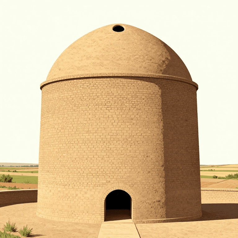 Egyptian Grain Silo — Constructing a Beehive-Shaped Grain Silo