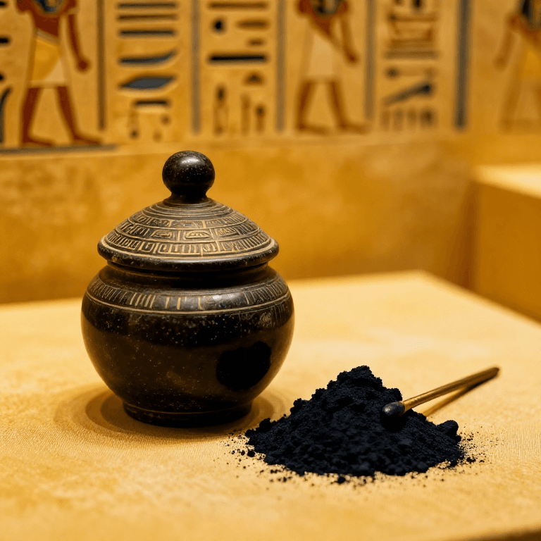 Making Egyptian Kohl Eye Cosmetic — Ancient Chemistry That Fought Infection