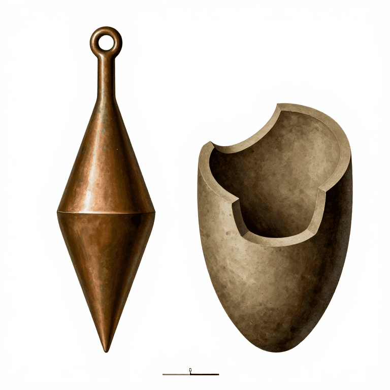 Egyptian Plumb Bob — Casting a Bronze Plumb Bob