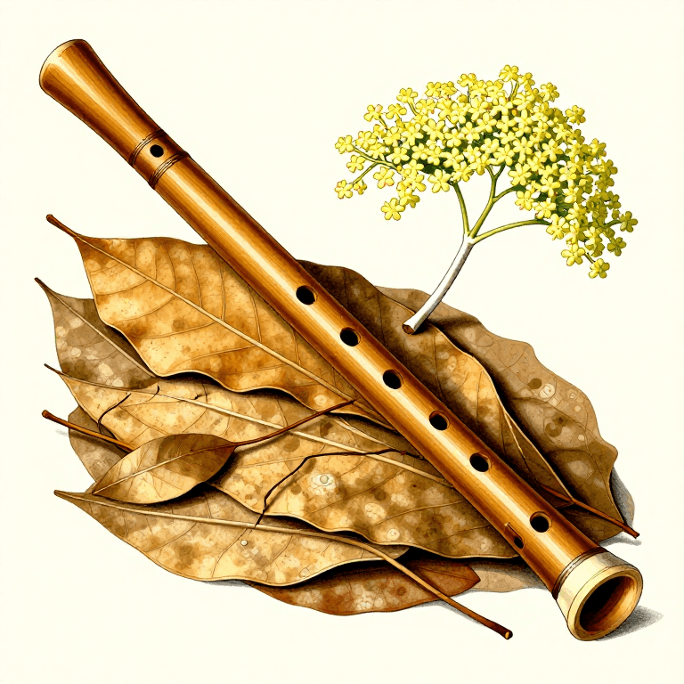 Carving an Elder Branch Flute — A Whistle from a Hollow Stem