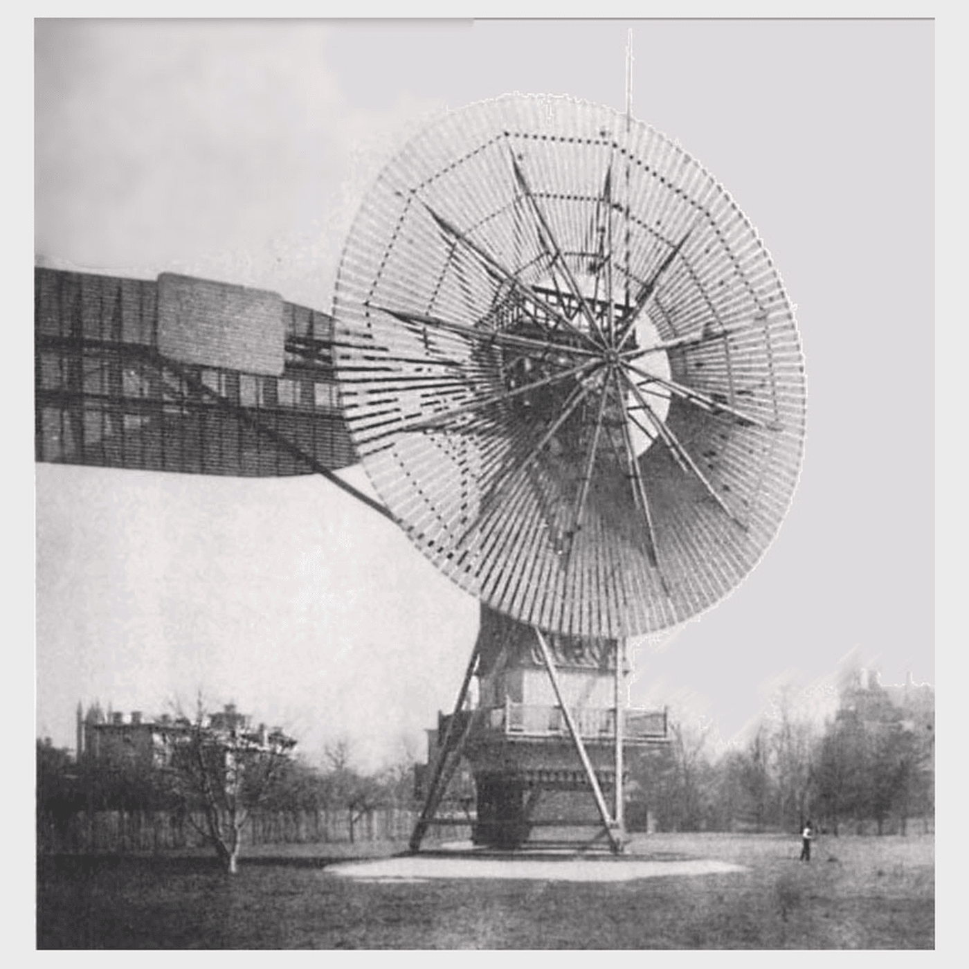 Electricity From the Wind: The Cube Law and a Rotor on a Dynamo