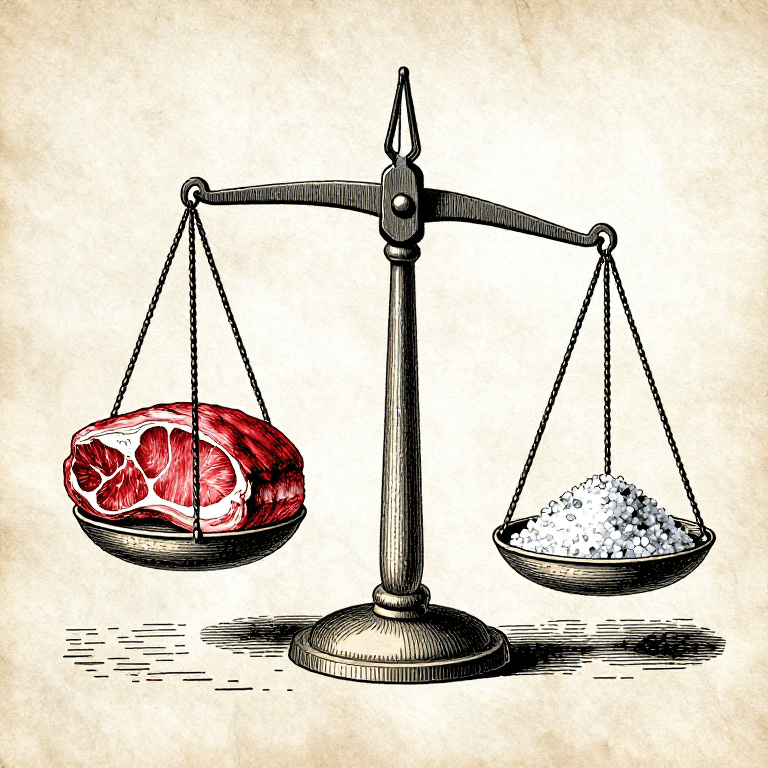 Equilibrium Curing: The Meat Cannot Get Saltier Than the Salt You Gave It