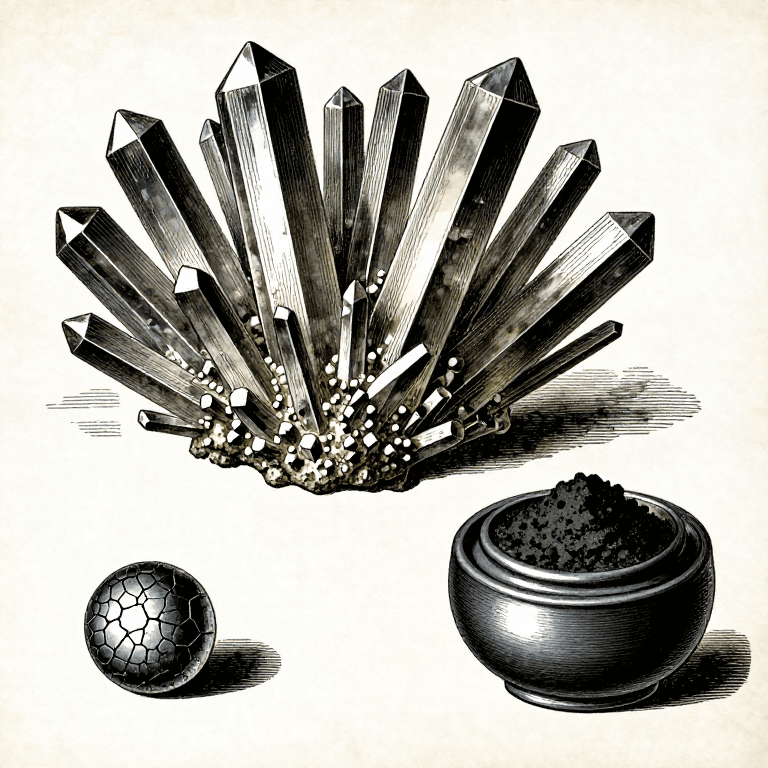 Extracting Antimony from Stibnite — The Ancient Cosmetic Turned Metal